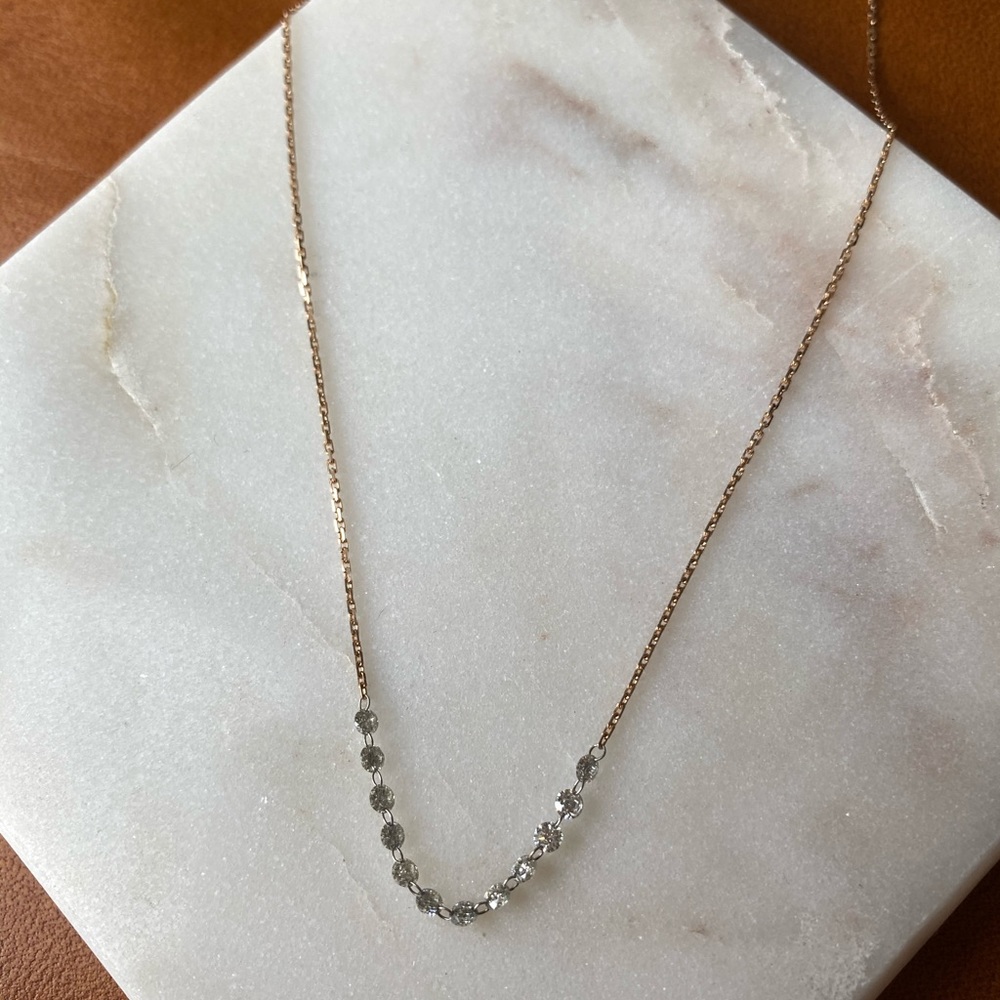 Rose gold necklace
